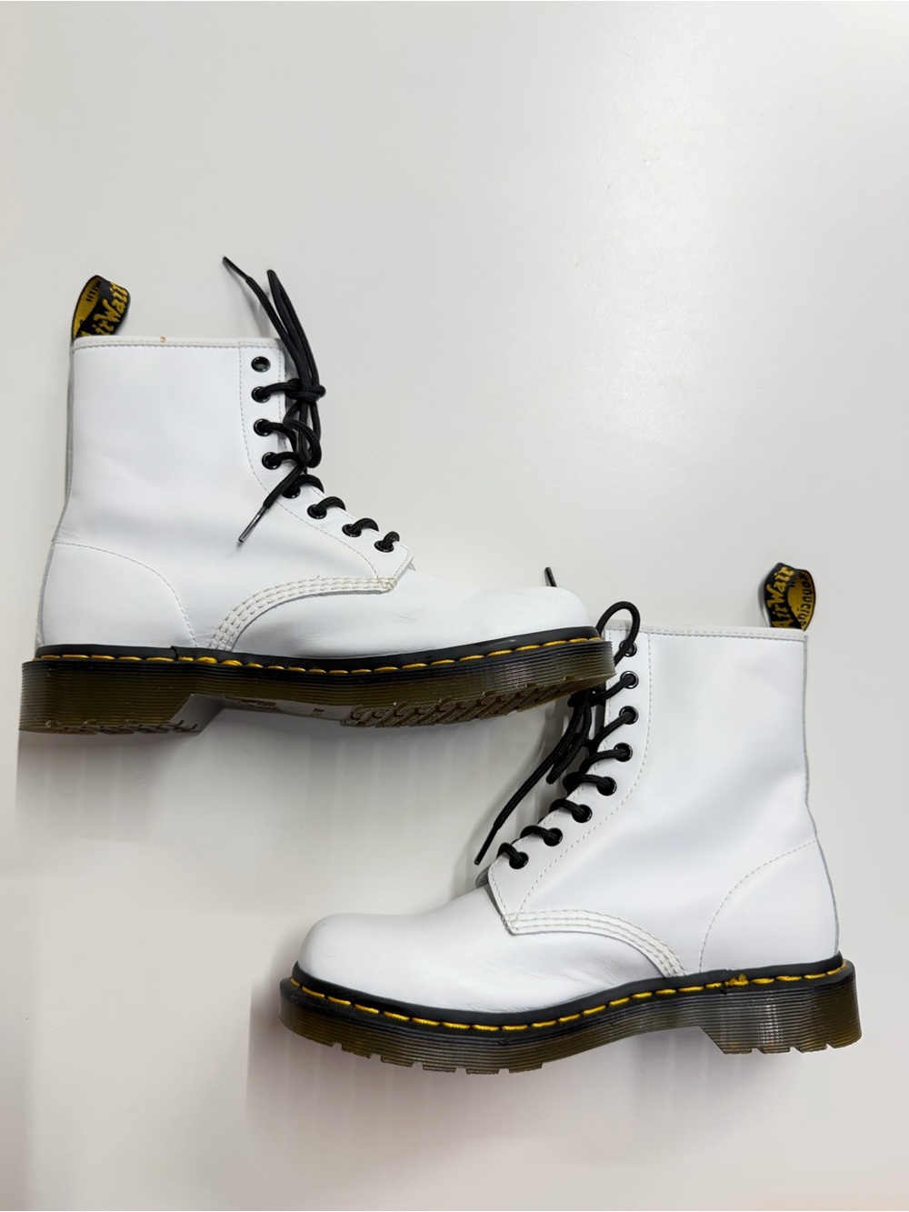 Doc Martens 1460 boots combat moto leather the original Halloween grunge goth 9